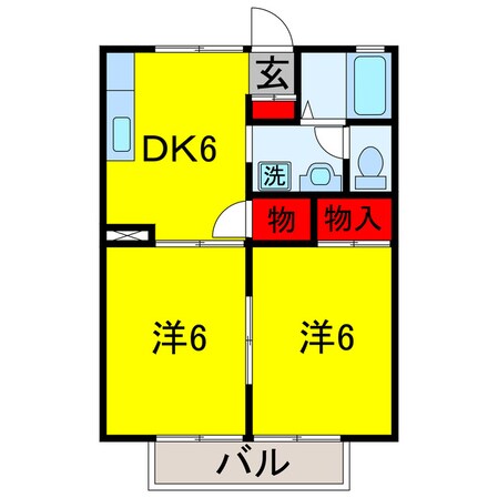 五井駅 バス9分  国分寺台入口下車：停歩4分 2階の物件間取画像